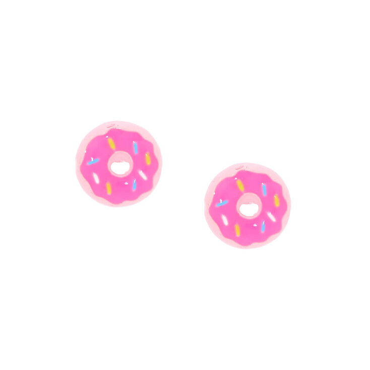 Boucles d&#39;oreilles Donut - Rose,