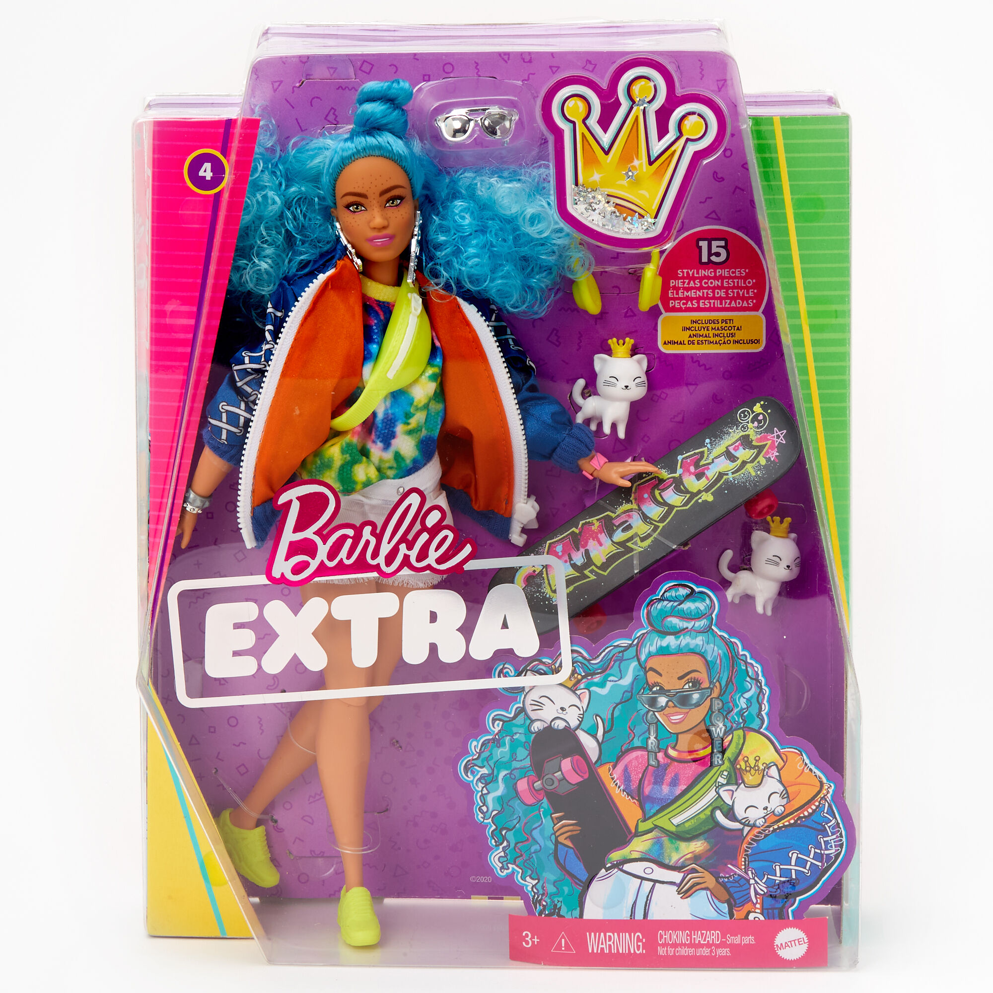Overdreven steek Oordeel Barbie™ Extra Series 4 - Blue | Claire's US