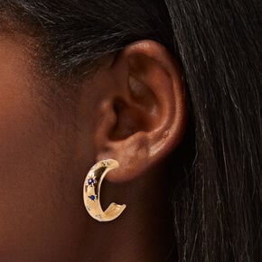 Gold-tone Constellation 20MM Hoop Earrings,