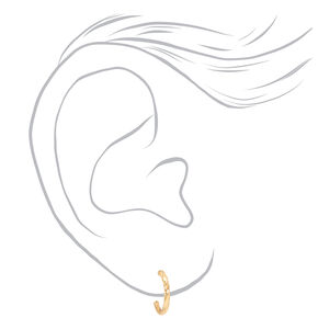 Gold-tone Daisies Mixed Earrings Set - 9 Pack,