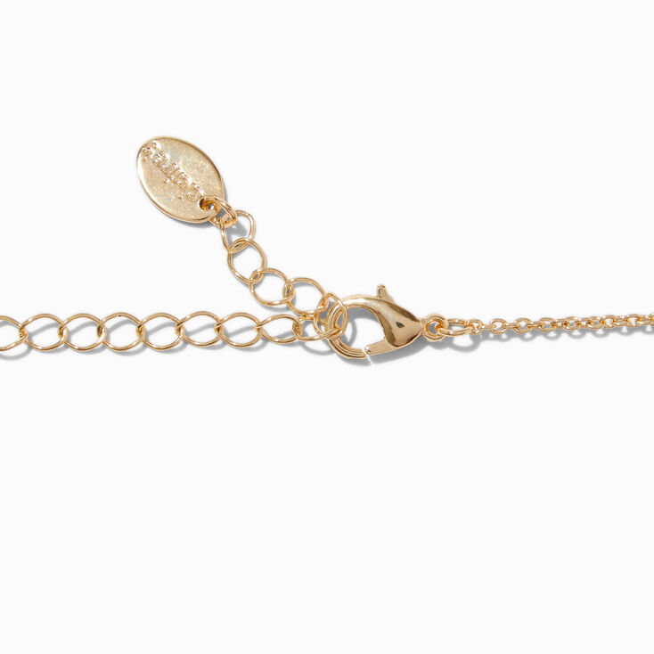 Pearl Clover Pendant Choker Necklace,
