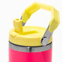 Pink &amp; Yellow Colorblock Stainless Steel Water Bottle,