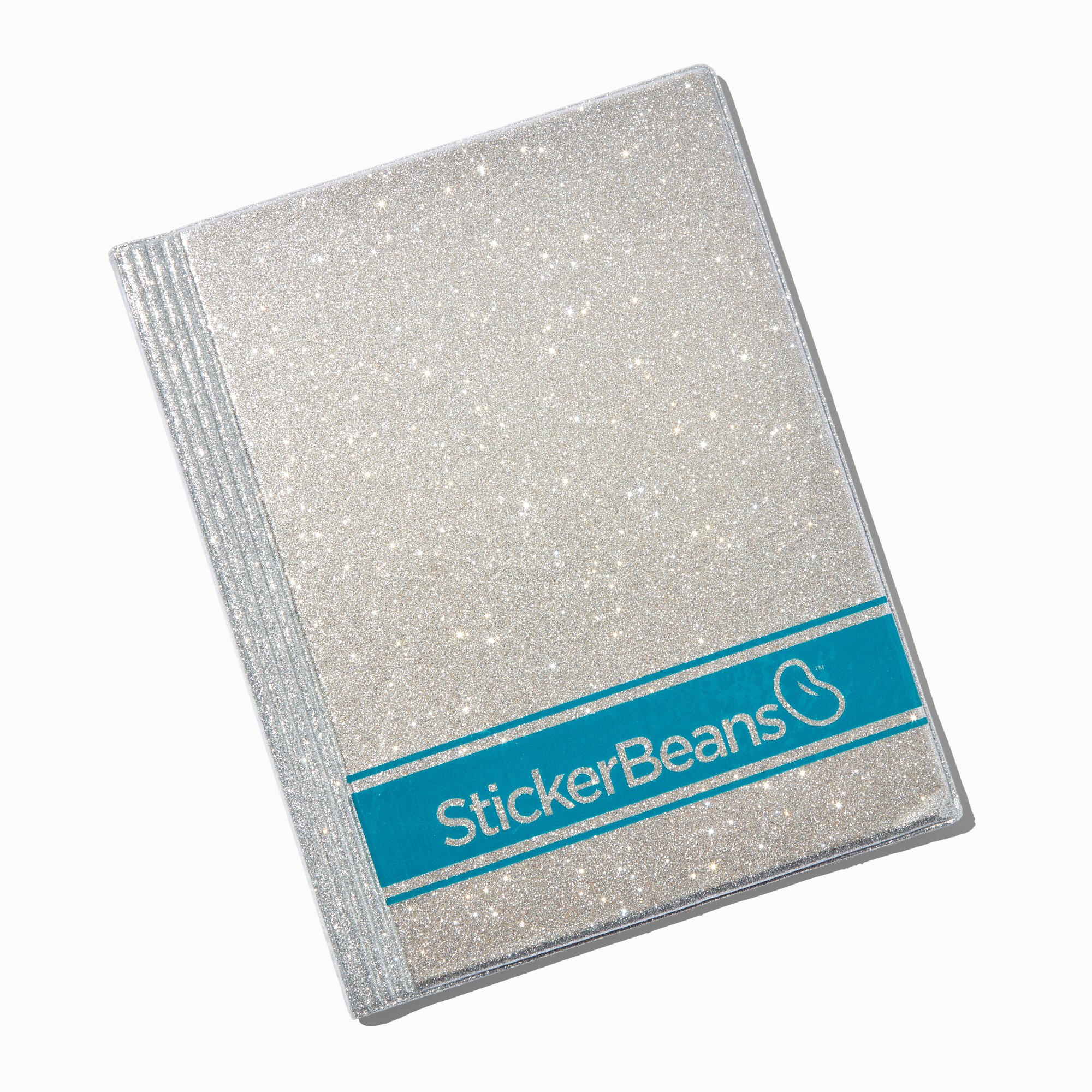 StickerBeans® Silver Glitter Collector's Book,