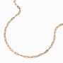 T H E M E x Claire&#39;s Gold-tone Paperclip Chain Necklace,