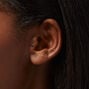 Clous d&#39;oreilles pour piercing tragus &agrave; arri&egrave;re plat 1&nbsp;mm en titane et m&eacute;taux mixtes - Lot de 3,