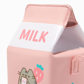 Pusheen&reg; Strawberry Milk Carton Crossbody Bag,