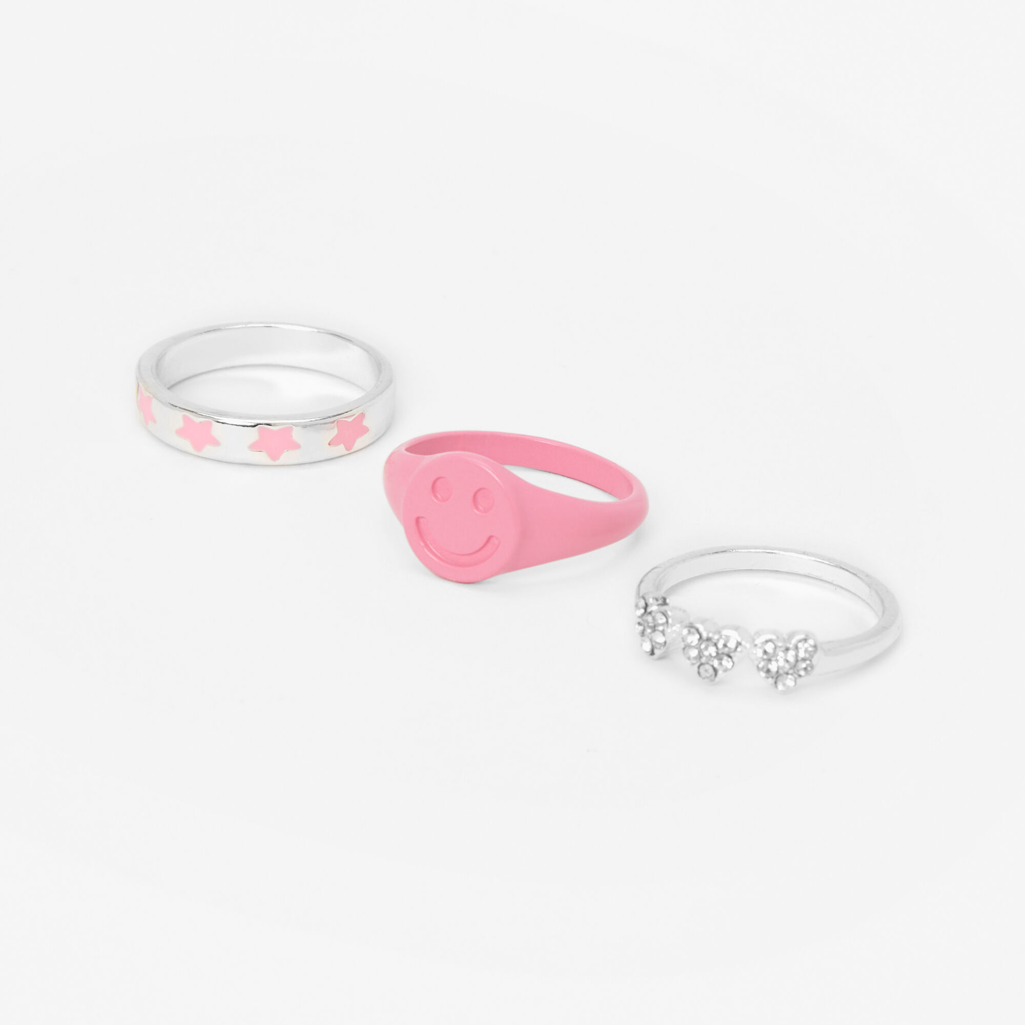 Smiley piercing clearance rings claire's