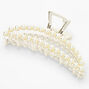 Pearl Studded Oval Hair Claw,