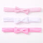 Claire&#39;s Club Bow Headwraps - Pink, 3 Pack,