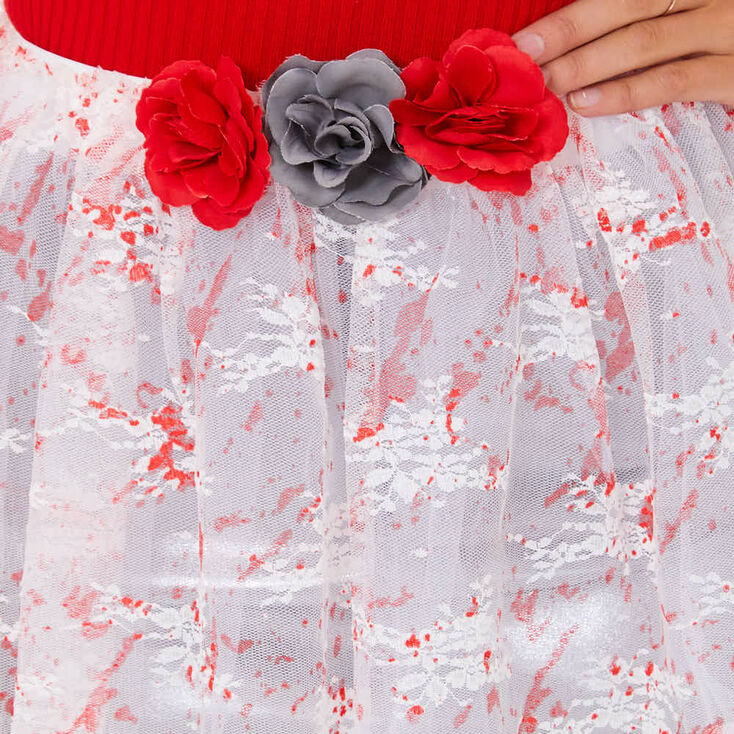 Blood Splatter Tutu - White,