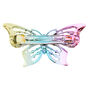 Pastel Rainbow Butterfly Hair Barrette,