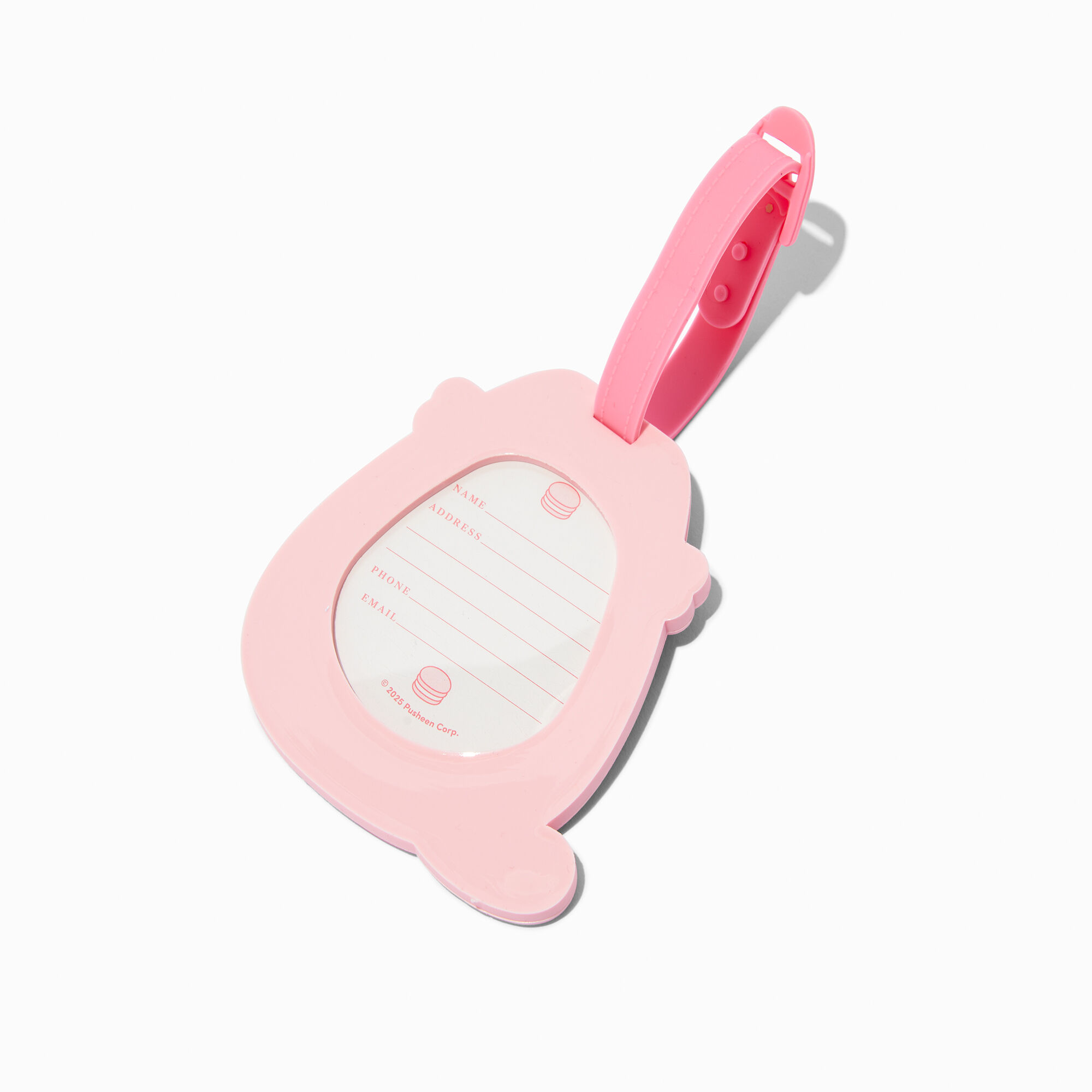 Étiquette à bagage en exclusivité chez Claire’s bonbons Pusheen®,