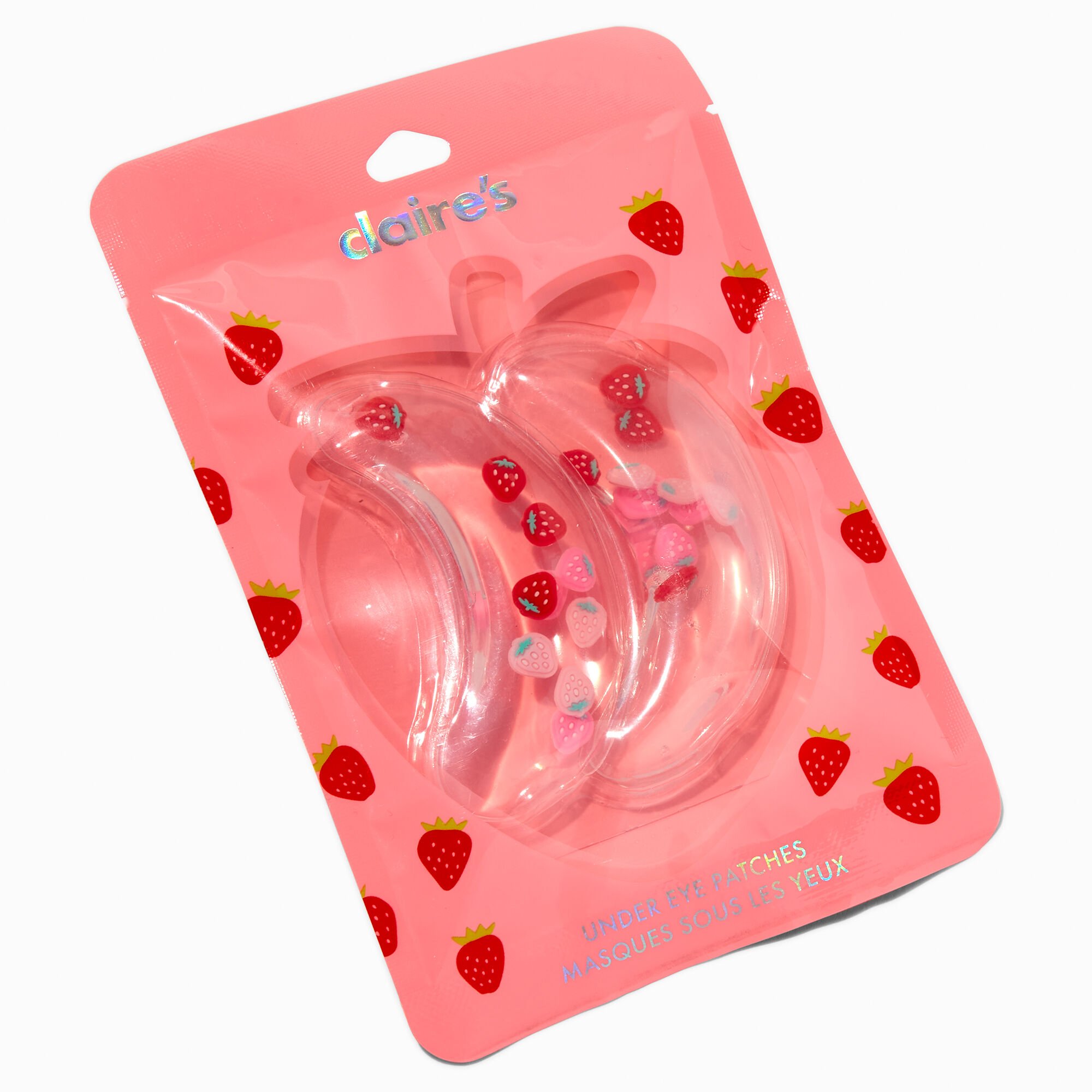 Strawberry Reusable Gel Eye Patches - 2 Pack,