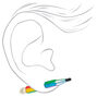 Rainbow Pencil Ear Jacket Earrings,