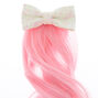 Claire&#39;s Club Unicorn Faux Hair Clip - Pink,