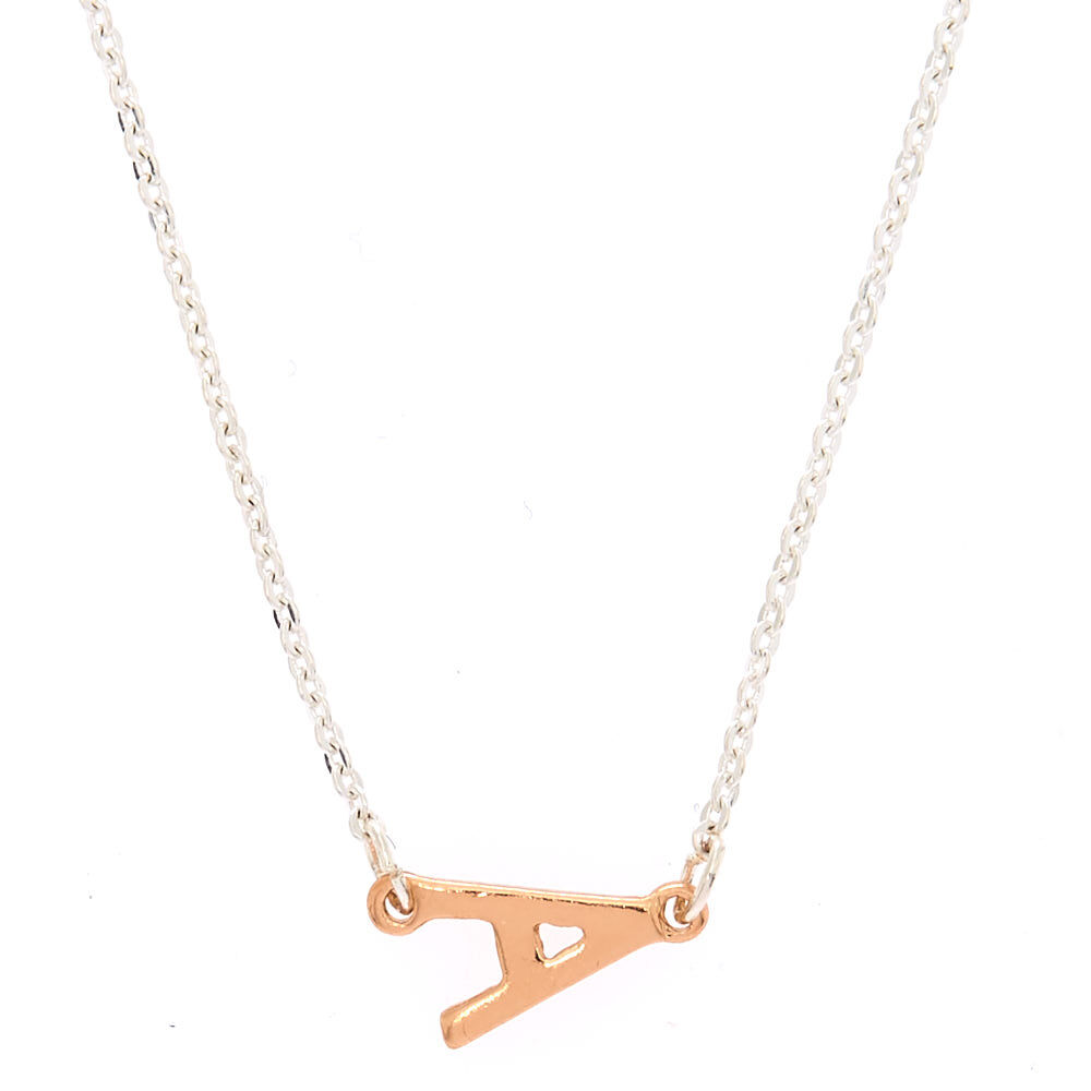 Claire's sales initial necklace