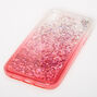 Red Glitter Star Liquid Fill Phone Case - Fits iPhone&reg; XR,