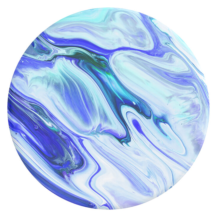 PopSockets Swappable PopGrip - Blue Marble | Claire's US
