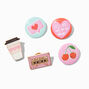 Cherry &amp; Love Round Button &amp; Pin Set - 5 Pack,