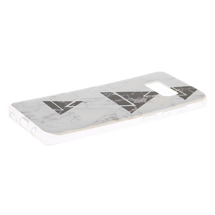 Coque de portable g&eacute;om&eacute;trique effet marbr&eacute; - Compatible avec Samsung Galaxy&nbsp;S8,