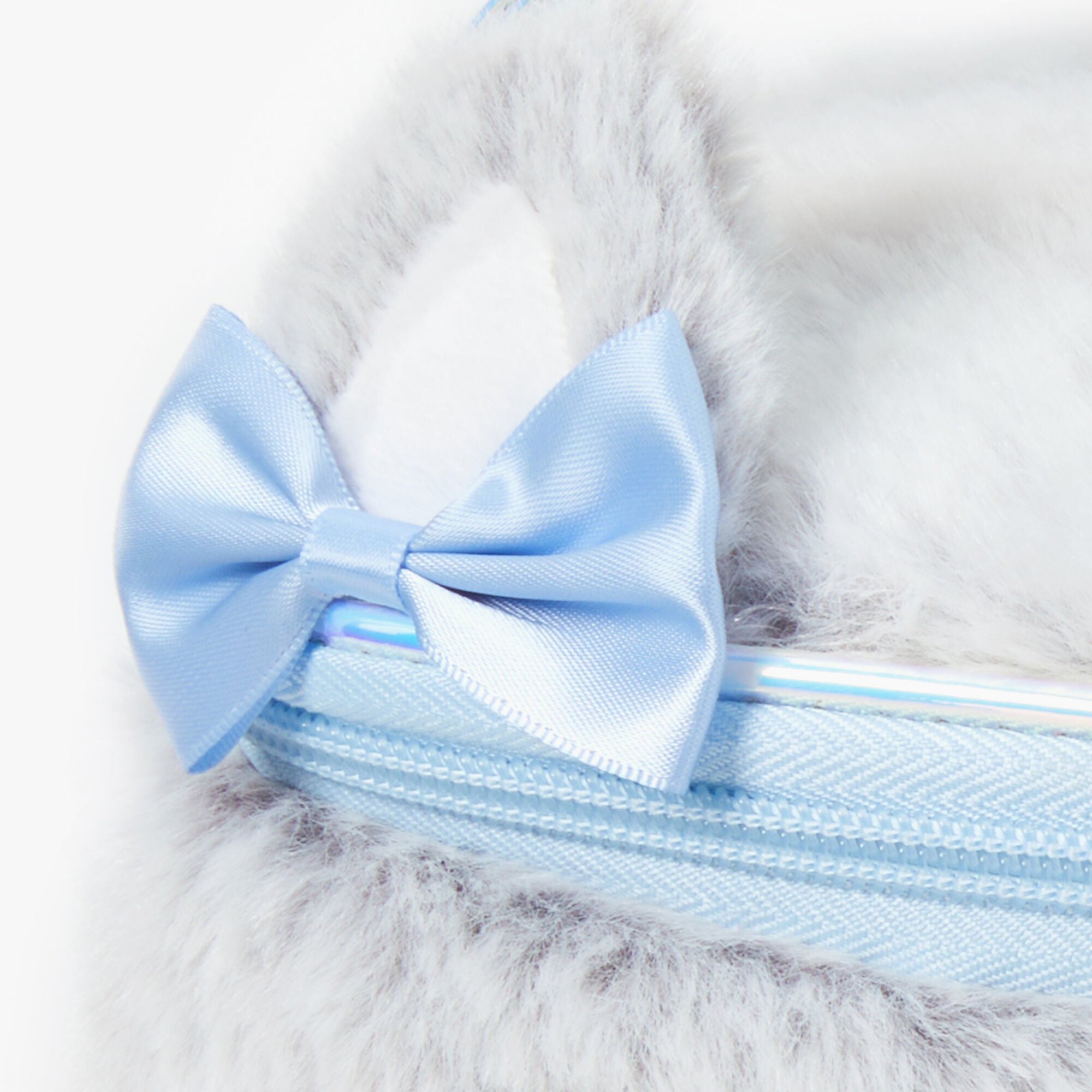 Blue Husky Makeup Bag - Gray,