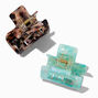 Tortoiseshell Hair Claws - 2 Pack,