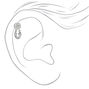 Boucles d&rsquo;oreilles pour piercing de cartilage attrape-r&ecirc;ves 1,2&nbsp;mm couleur argent&eacute;e - Lot de 3,