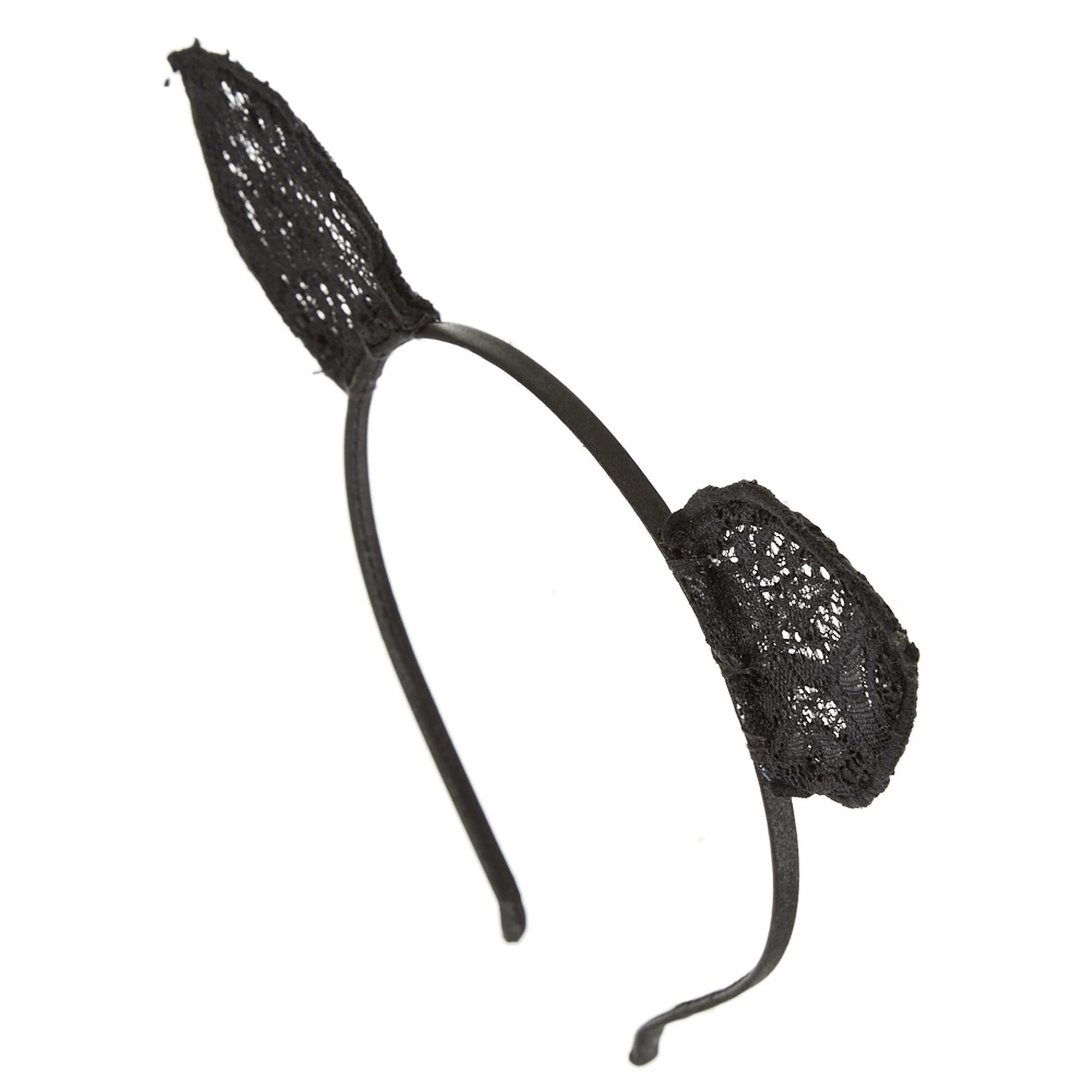 Lace Cat Ears Headband Black Claire S Us