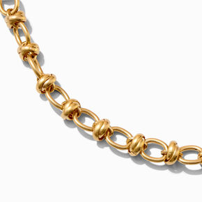 Gold-tone Chunky Chain Necklace,