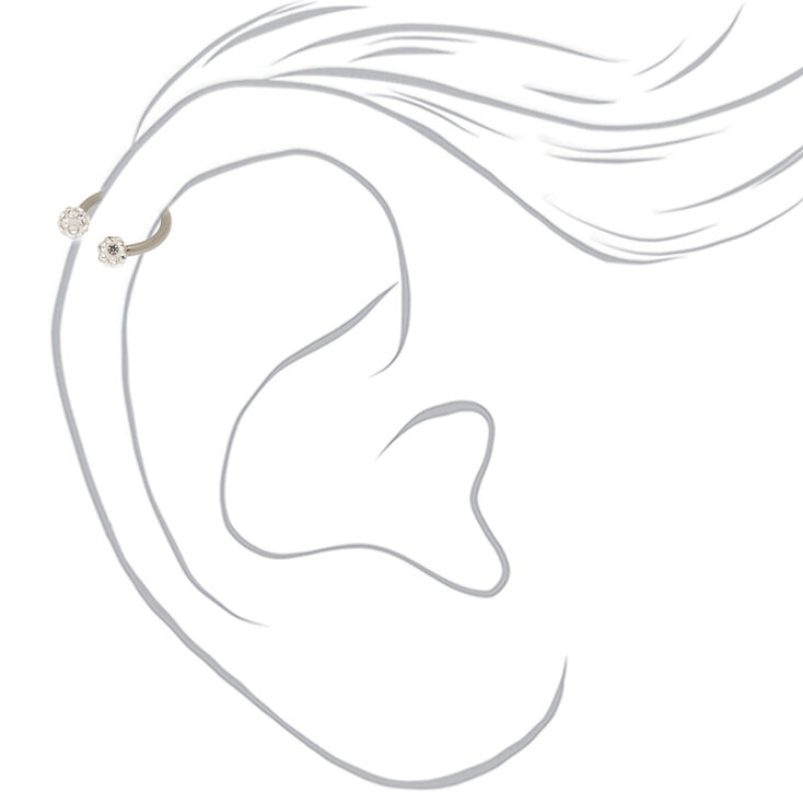 Titanium 16G Fireball Cartilage Earring,
