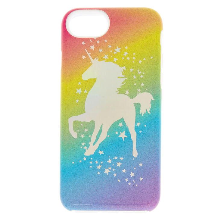 Coque De Portable Protectrice Licorne Arc En Ciel Claire S Fr