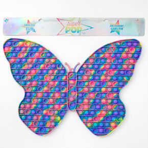 Pop Poppers Mega 18&quot; Rainbow Butterfly Fidget Toy,