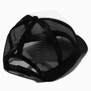 Black DIY Trucker-Style Hat,