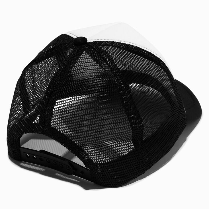Black DIY Trucker-Style Hat,