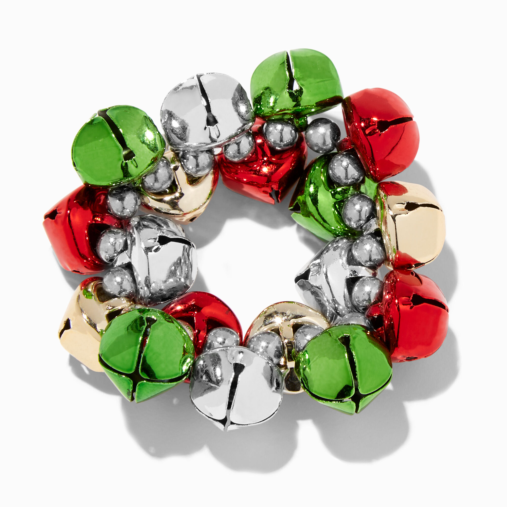 One GREEN Jingle Bell Bracelet - Great for Holidays & Christmas / Fun  Accessory