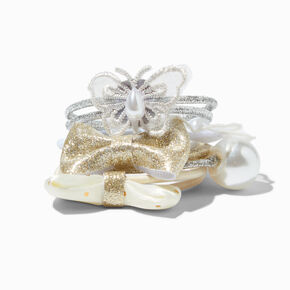 Claire&#39;s Club Special Occasion Bow Hair Ties - 10 Pack,