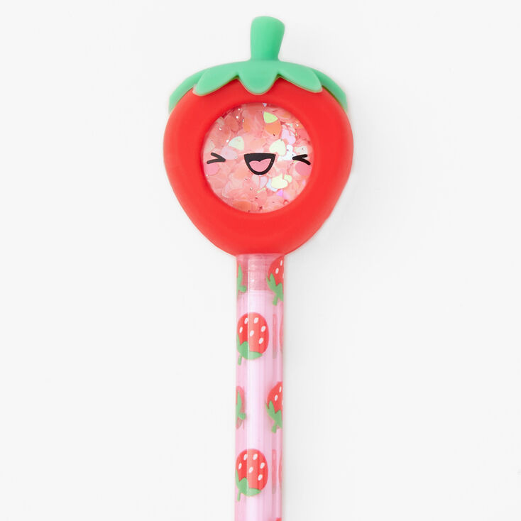 Strawberry Confetti Top Pen,