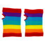 Rainbow Striped Short Arm Warmers,