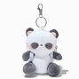 Panda Furry Mini Backpack Keychain,