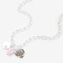 Pink Butterfly Pendant Necklace,