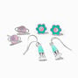 Mint Lava Lamp Earrings Set - 3 Pack,