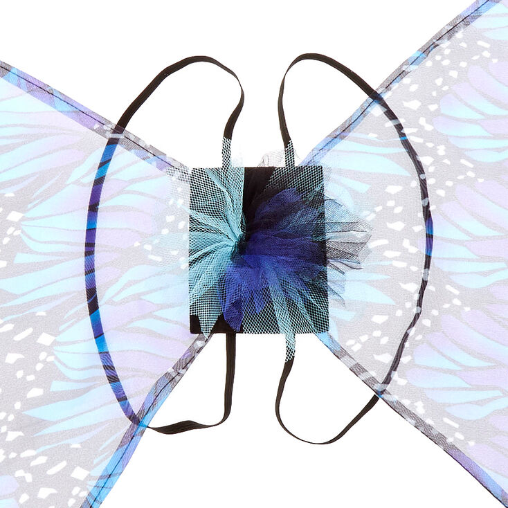 Silver 3&quot; Embellished Butterfly Threader Drop Earrings,