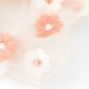 Giant Sheer Mesh Daisy Hair Scrunchie - Pink,
