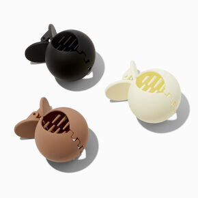 Neutral Spheres Hair Claws - 3 Pack,