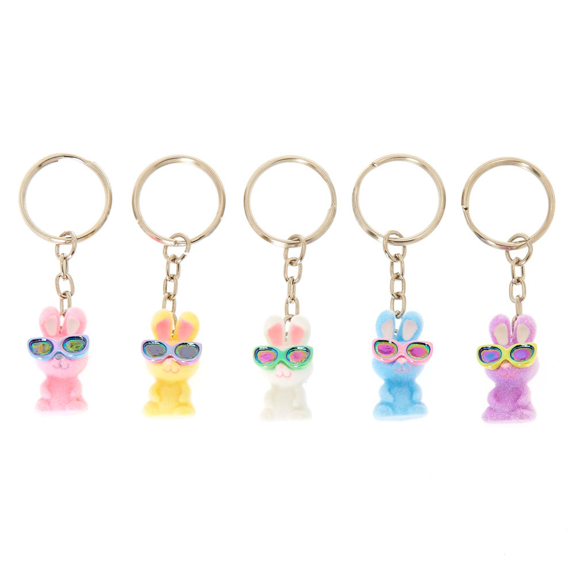 Best Friends Bunnies Keychains - 5 Pack | Claire's US