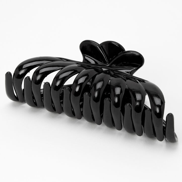 Large Clamshell Hair Claw - Black,