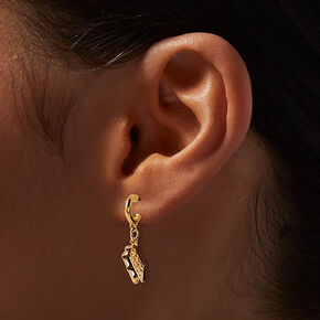 Gold-tone Crystal S&#39;mores Earring Stackables Set - 3 Pack,