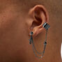 Boucles d&#39;oreilles superposables manchettes d&rsquo;oreilles croix et &eacute;p&eacute;e noires - Lot de 5,
