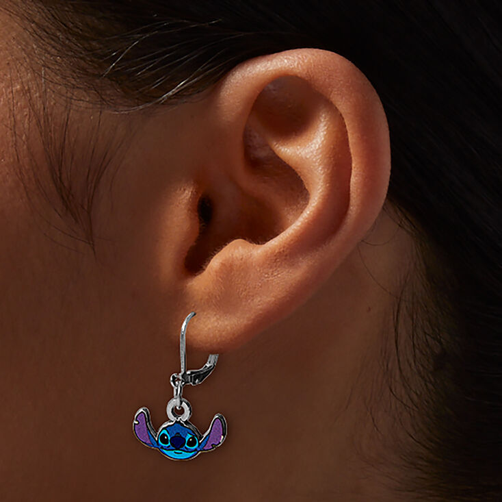 Disney Stitch Bling Stud &amp; Hoop Earring Set - 6 Pack,