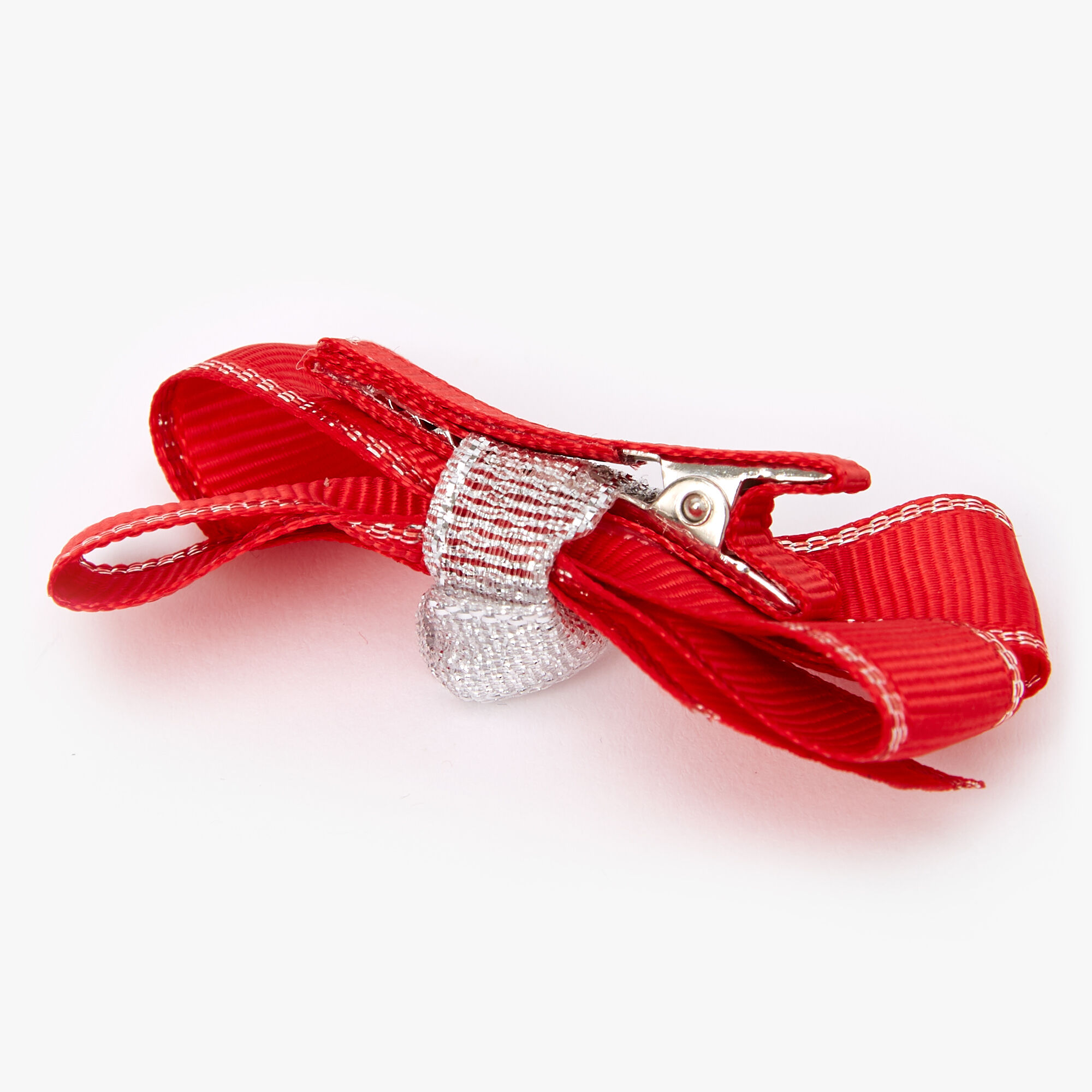 Claire's Club Christmas Hair Bow Clip Trio - 3 Pack,